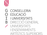 Caib Dirección General de Universidades y Enseñanzas Artísticas Superiores