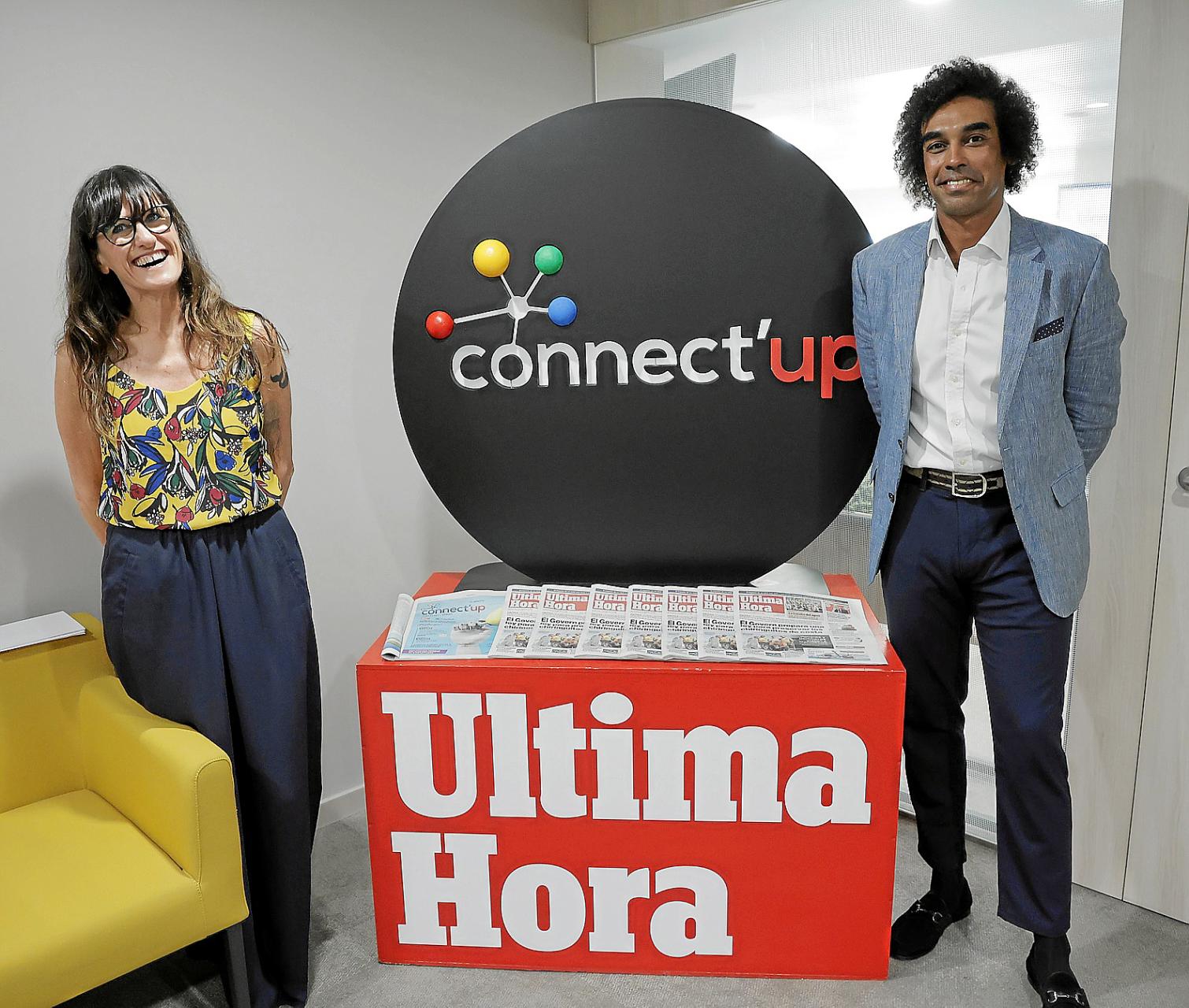 Tona Pou y Marvin Singhateh, coordinadores de Connect'Up 2023